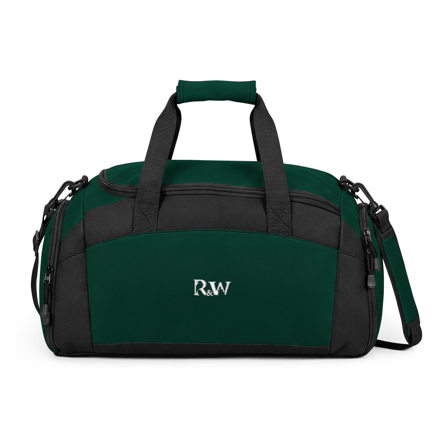 R&W Athletics Gym Bag — Durable Workout Duffle with Shoe & Gear Compartments