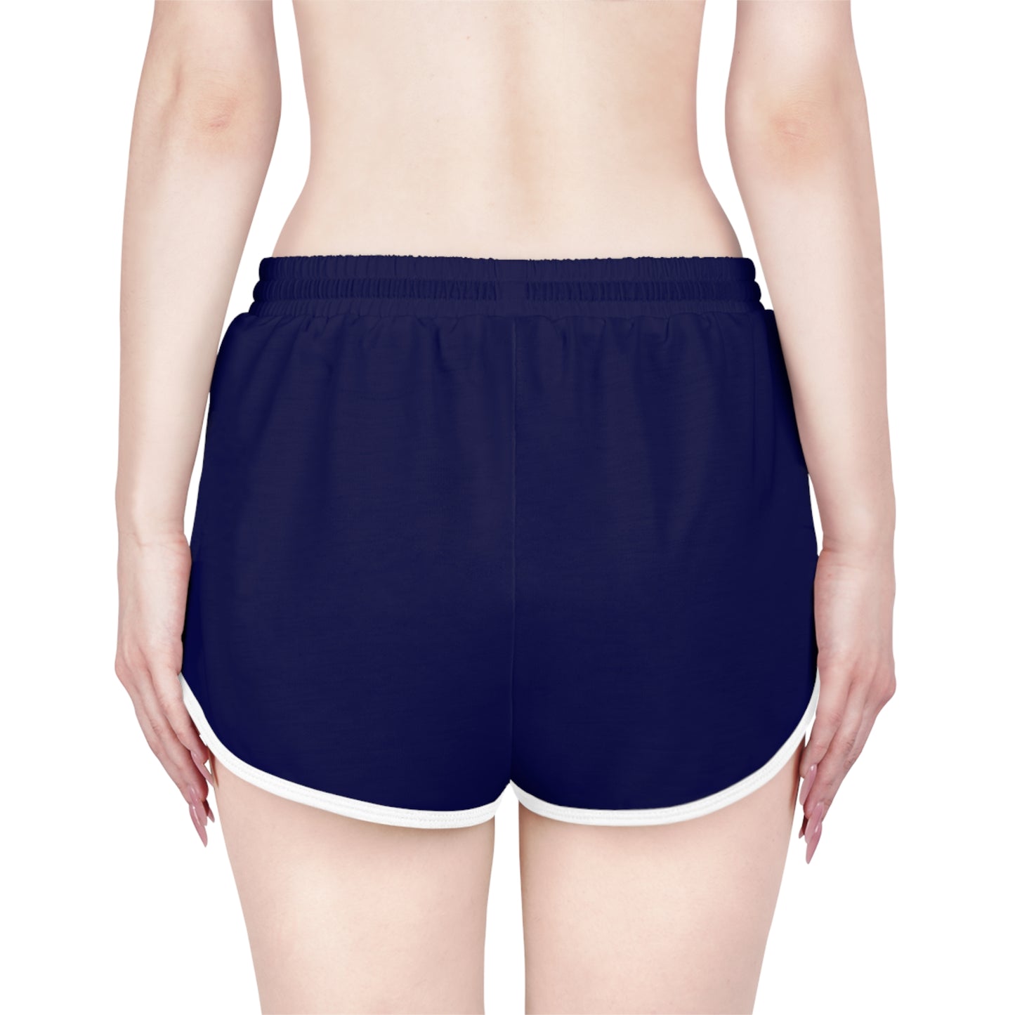R&W Women's Minimalist Logo Relaxed Shorts — Noble Navy