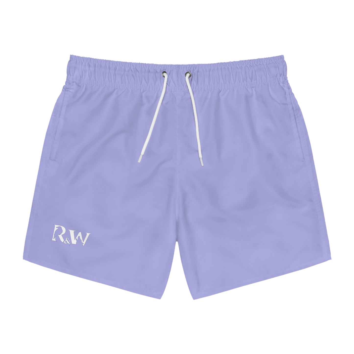 Mens Minimal Logo Swim Trunks — Amore I