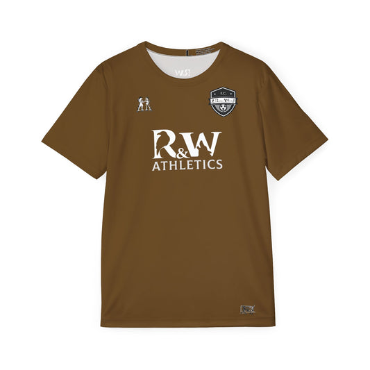 R&W Athletics "Kick Off" Football Shirt/Soccer Jersey - Maduro Marrón