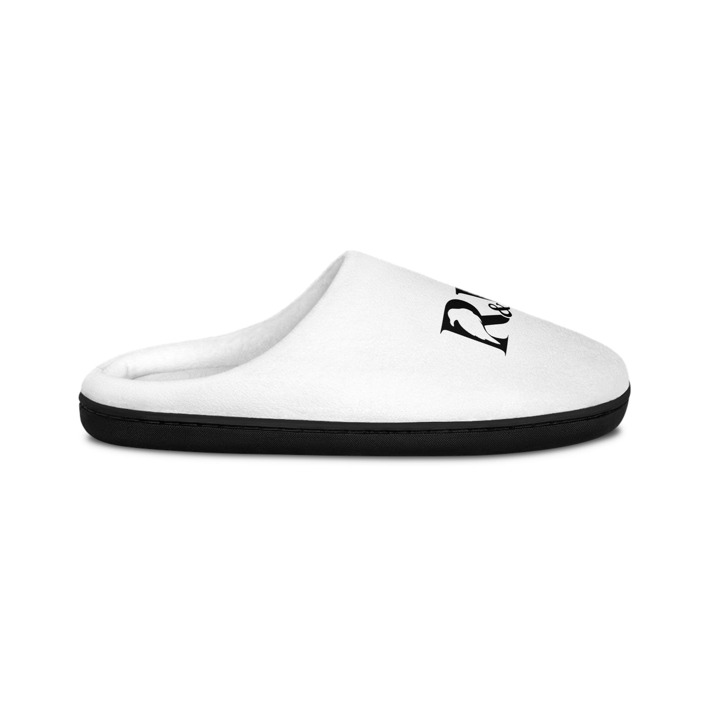 Men's Indoor Slippers — Monogrammed 'R&W' Cozy House Slides