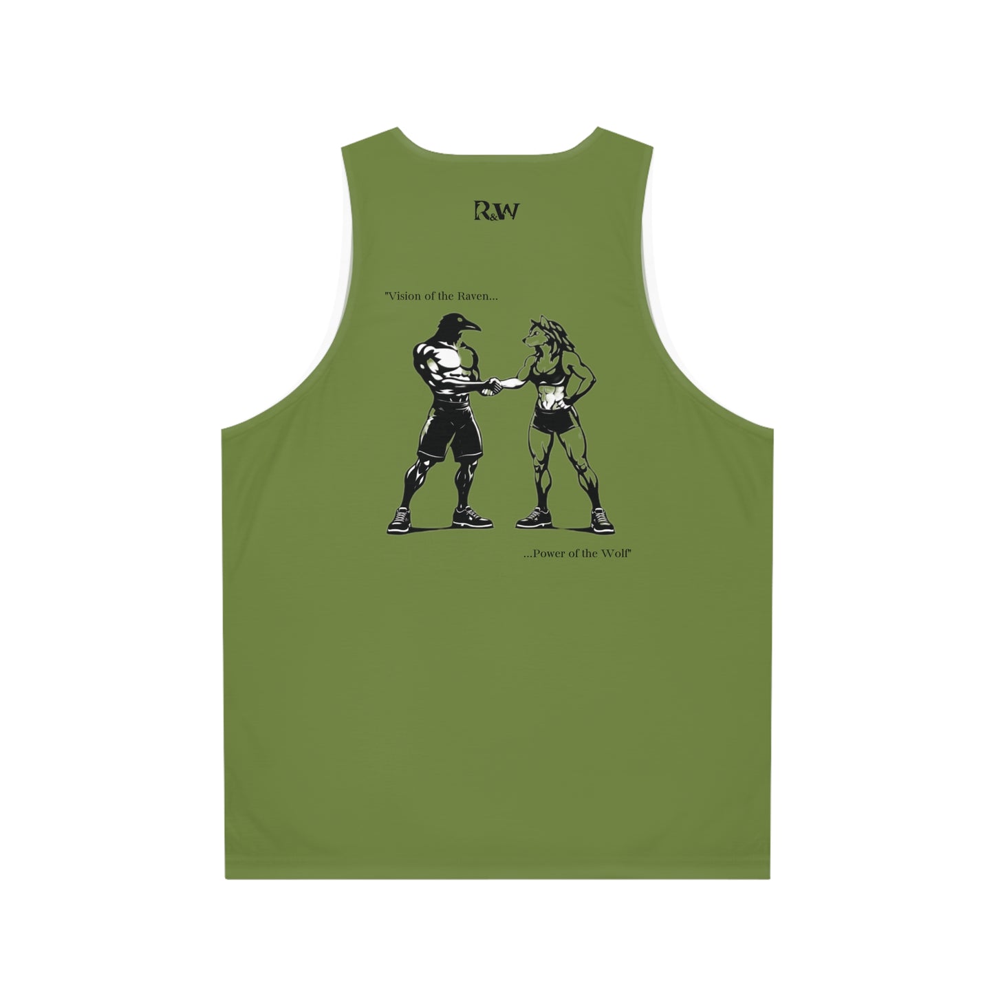 R&W Athletics "Origin Story" Comic-Style Fitness Tank Top — Tomillo Tranquilo