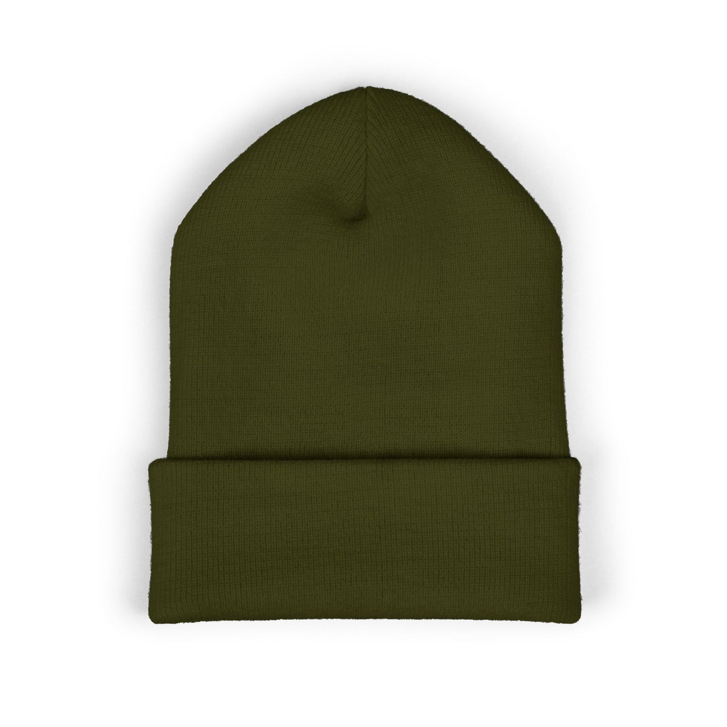 R&W Motorsport Embroidered Cuffed Beanie — Racing Logo Knit Hat