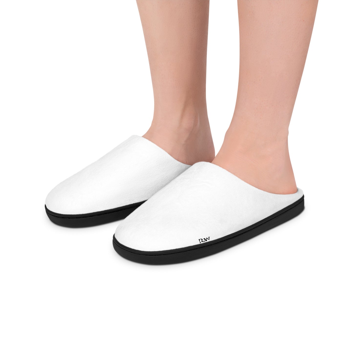 Indoor Slippers — Panda Small Logo Cozy House Shoes for Women