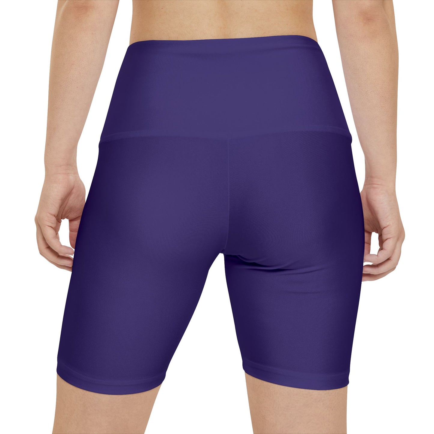 Women's Raven High-Waist Workout Shorts — Minimal Fitness Biker Shorts
