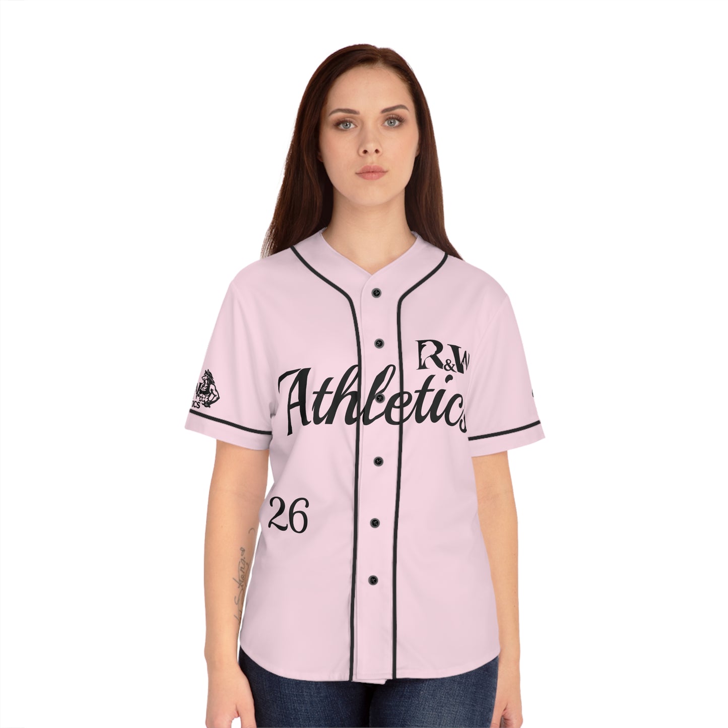 R&W Women's "Opening Day" Baseball Jersey — Performance Pink