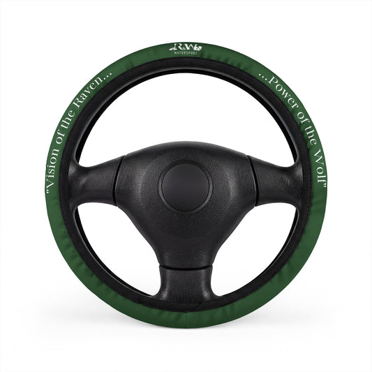 R&W Motorsport Team Motto "Verde Valiosa" Steering Wheel Cover