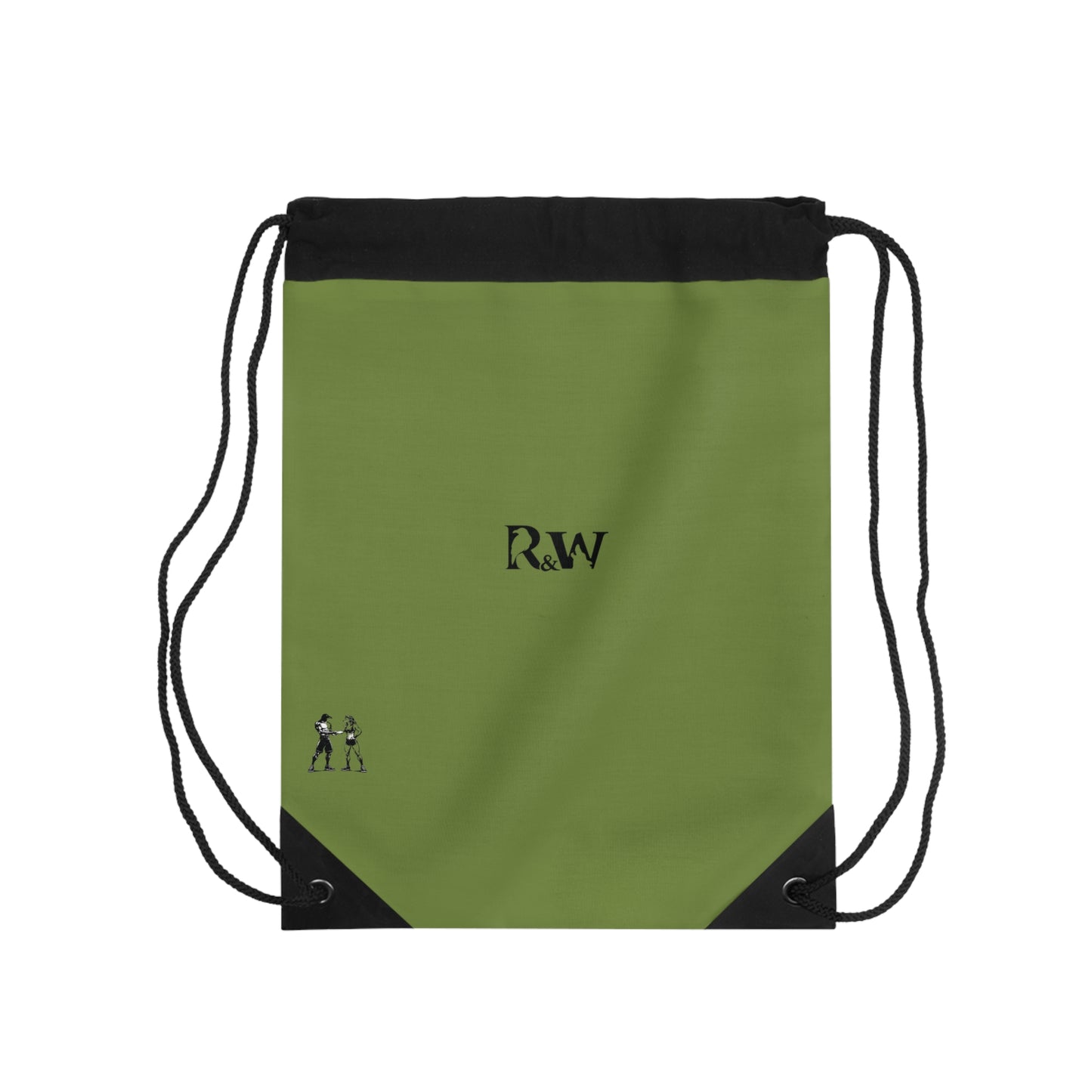 Monogram Drawstring Bag — Minimalist Tomillo Tranquilo Gym Sack