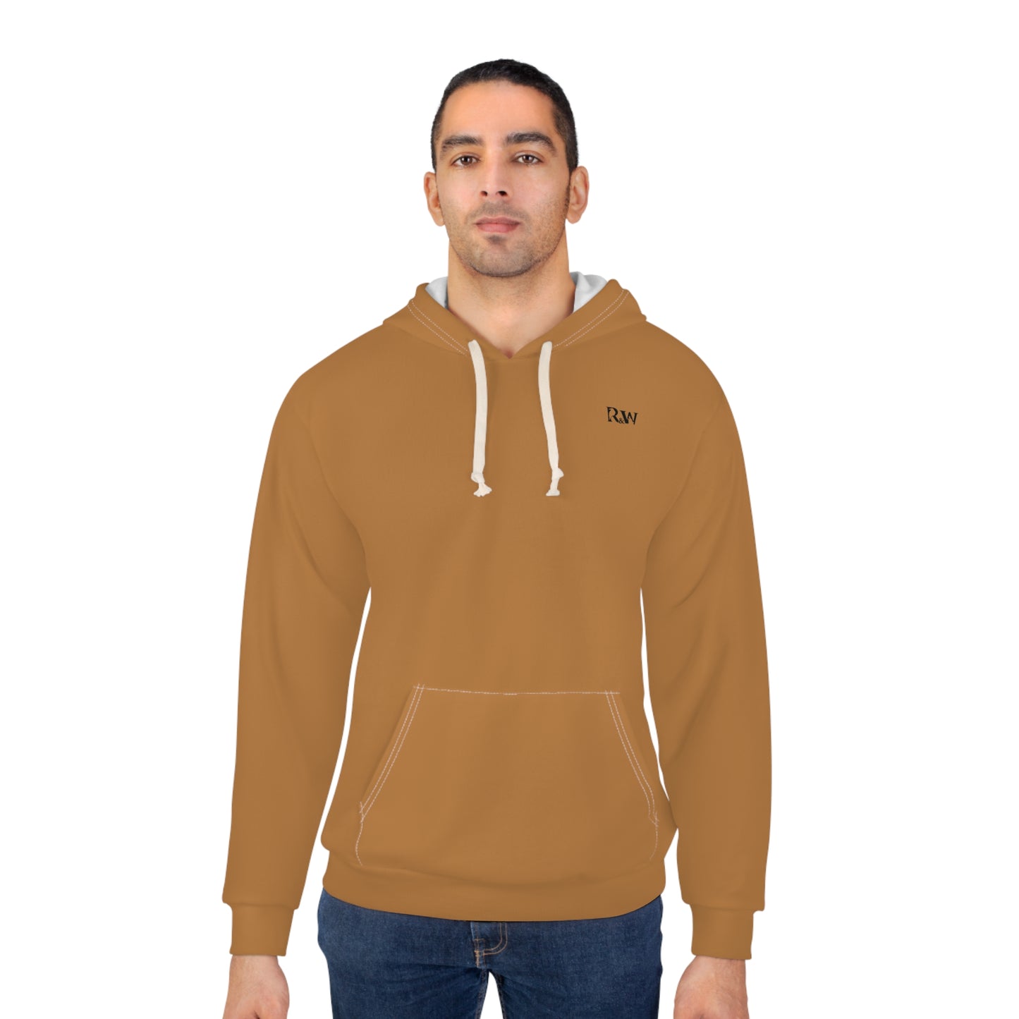 R&W Athletics Minimalist Logo Hoodie (Cuero Cómodo)
