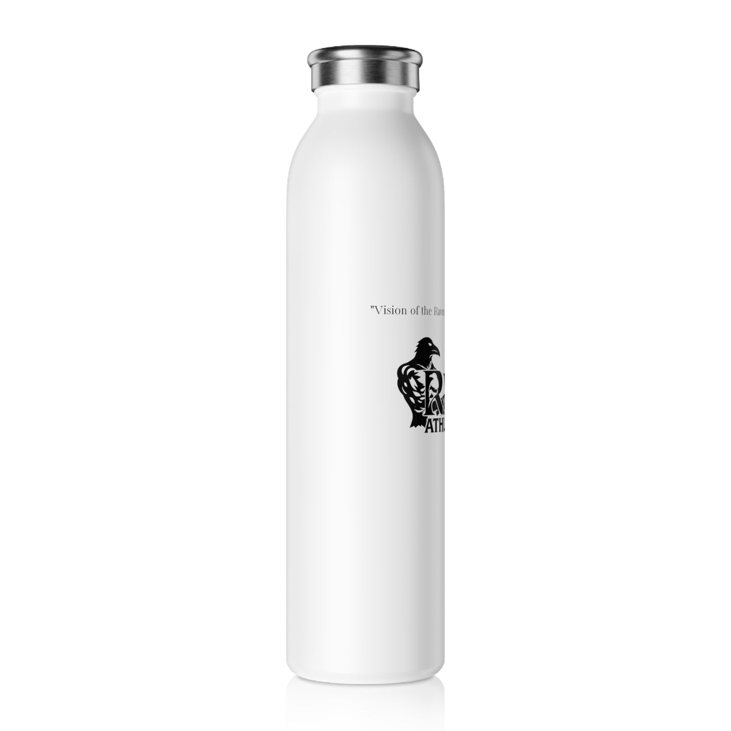 Slim Water Bottle — Panda Gothic R&W Monogram Stainless Steel Bottle