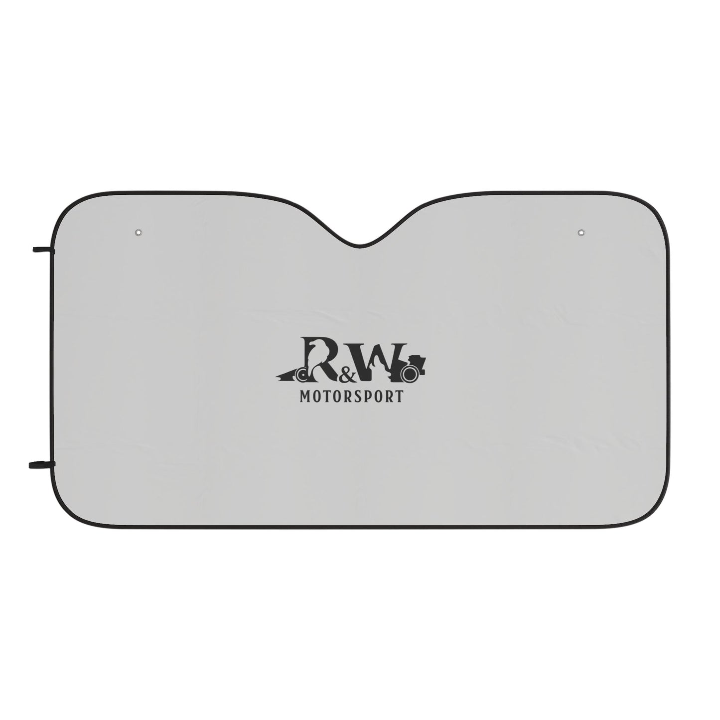R&W Motorsport Car Sun Shade — Light Grey