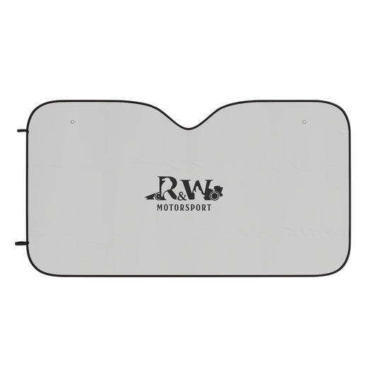 R&W Motorsport Car Sun Shade — Light Grey