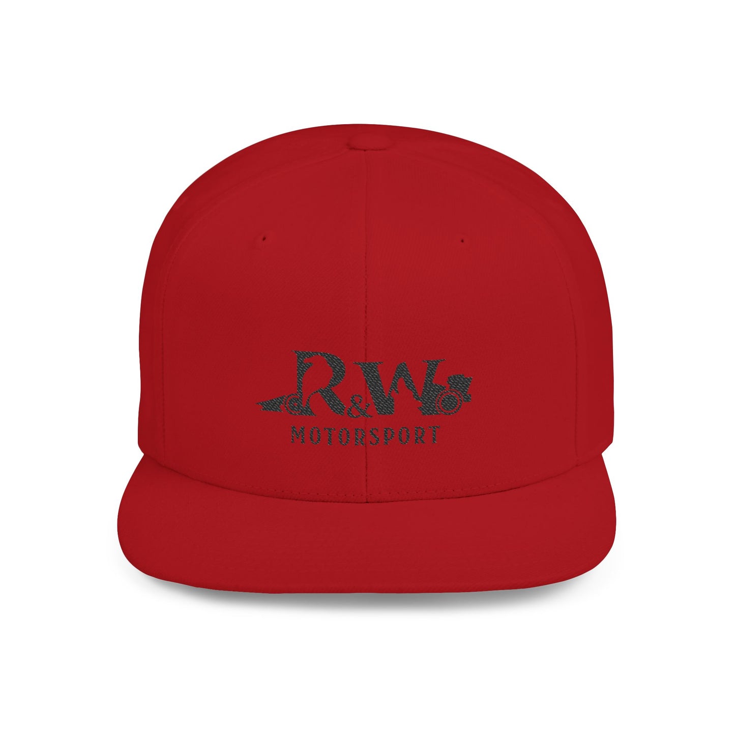 R&W Motorsport Distressed Logo Snapback Hat