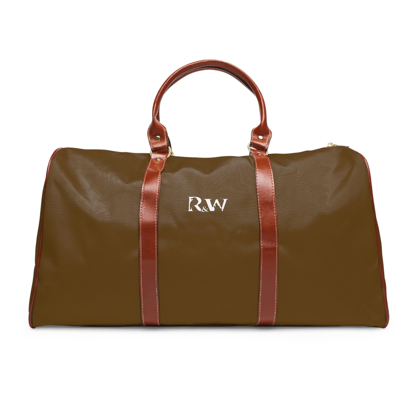 Monogram Waterproof Travel Duffle Bag – Maduro Maduro Marrón with Brown Trim