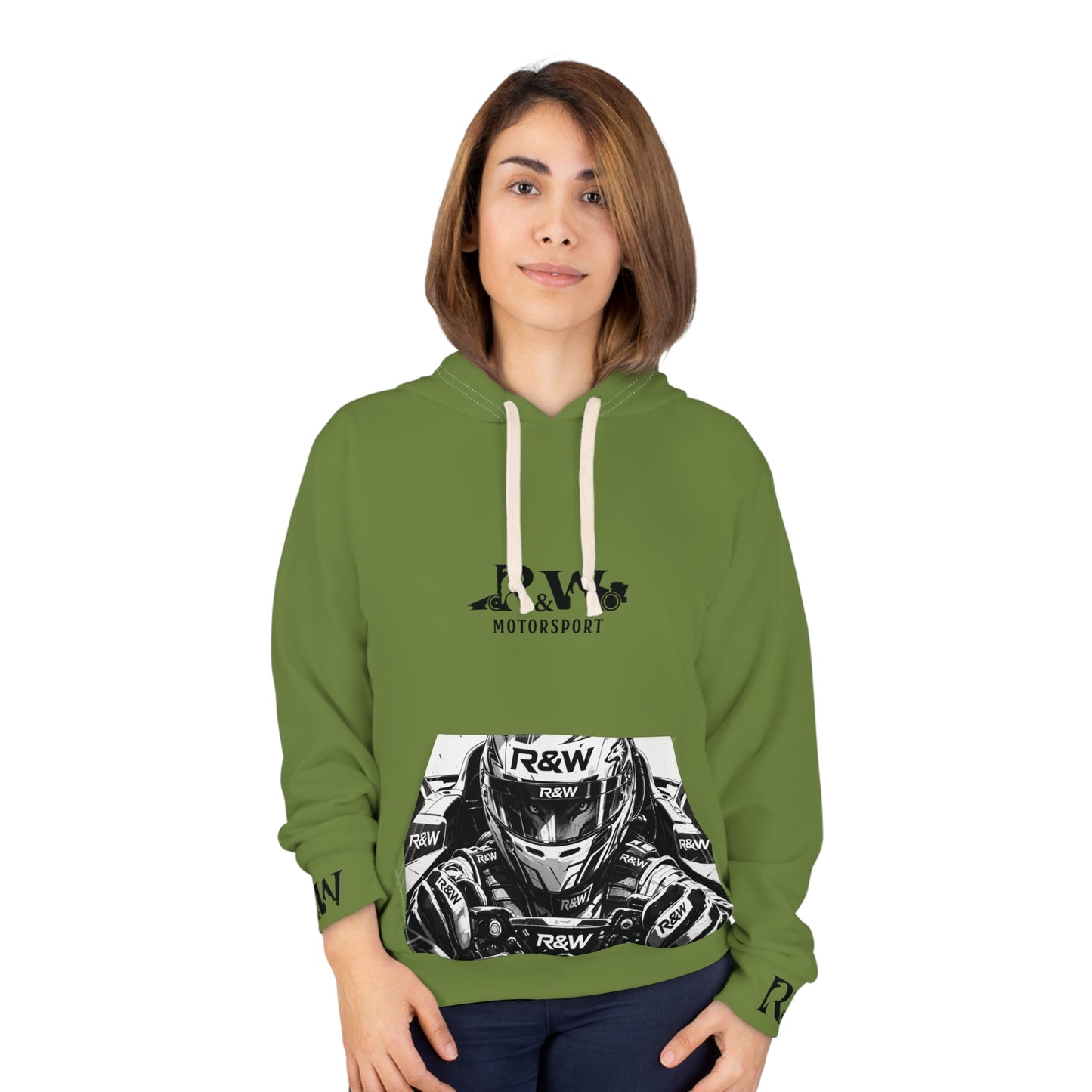 R&W Motorsport Hoodie — R&W 'Vision of the Raven, Power of the Wolf' Racing Pullover (Tomillo Tranquilo)