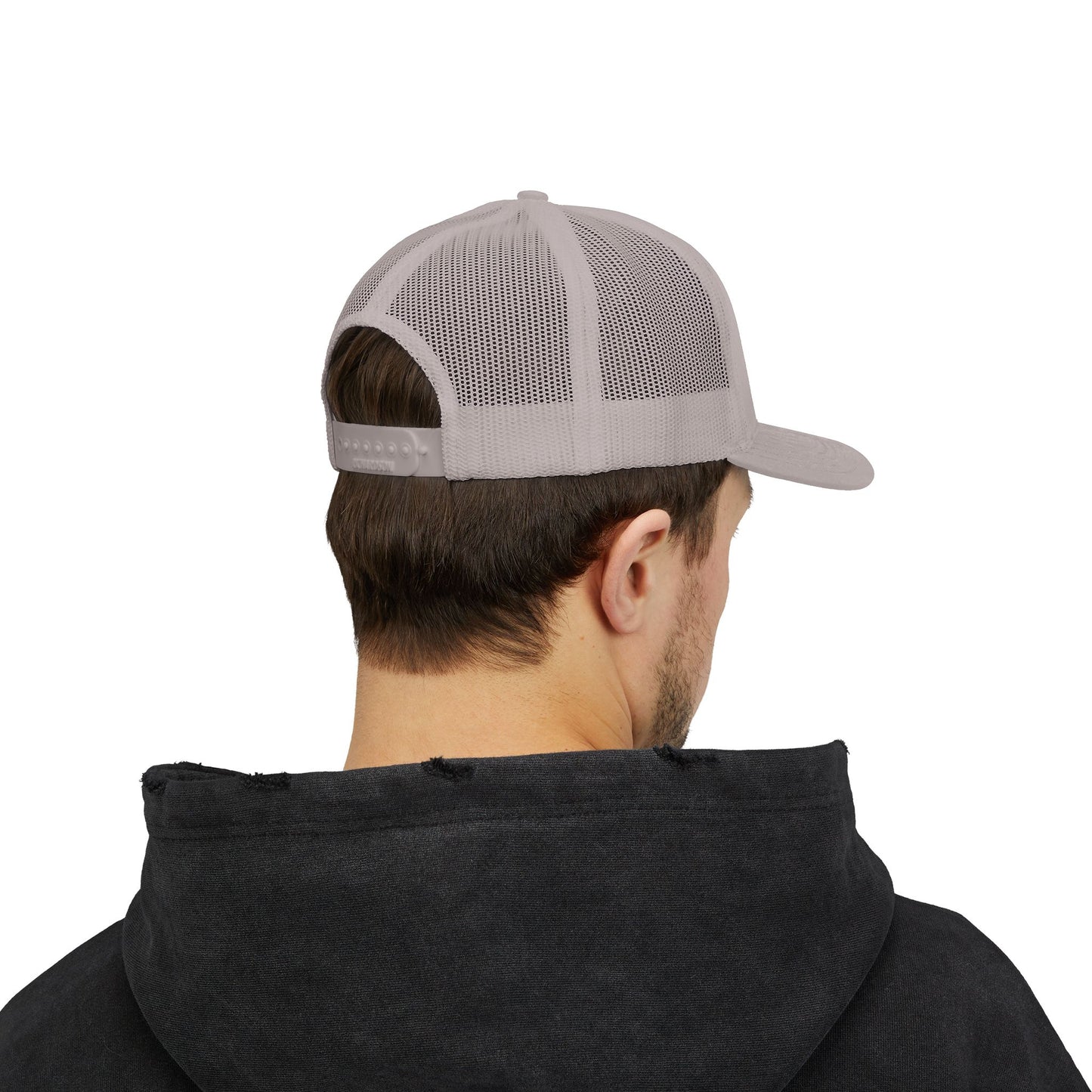 R&W Motorsport Embroidered Mesh Trucker Cap — Vintage Snapback Mesh Hat