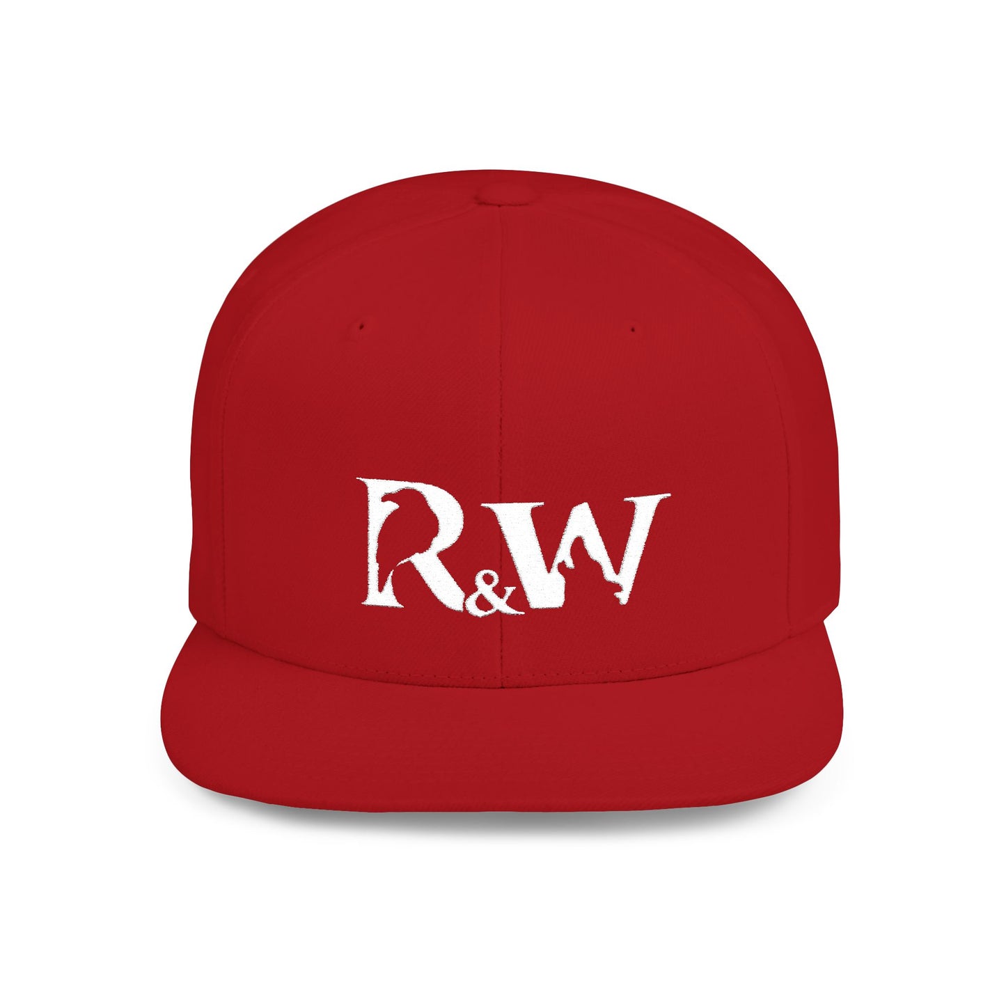 R&W Athletics Distressed Logo Snapback Hat