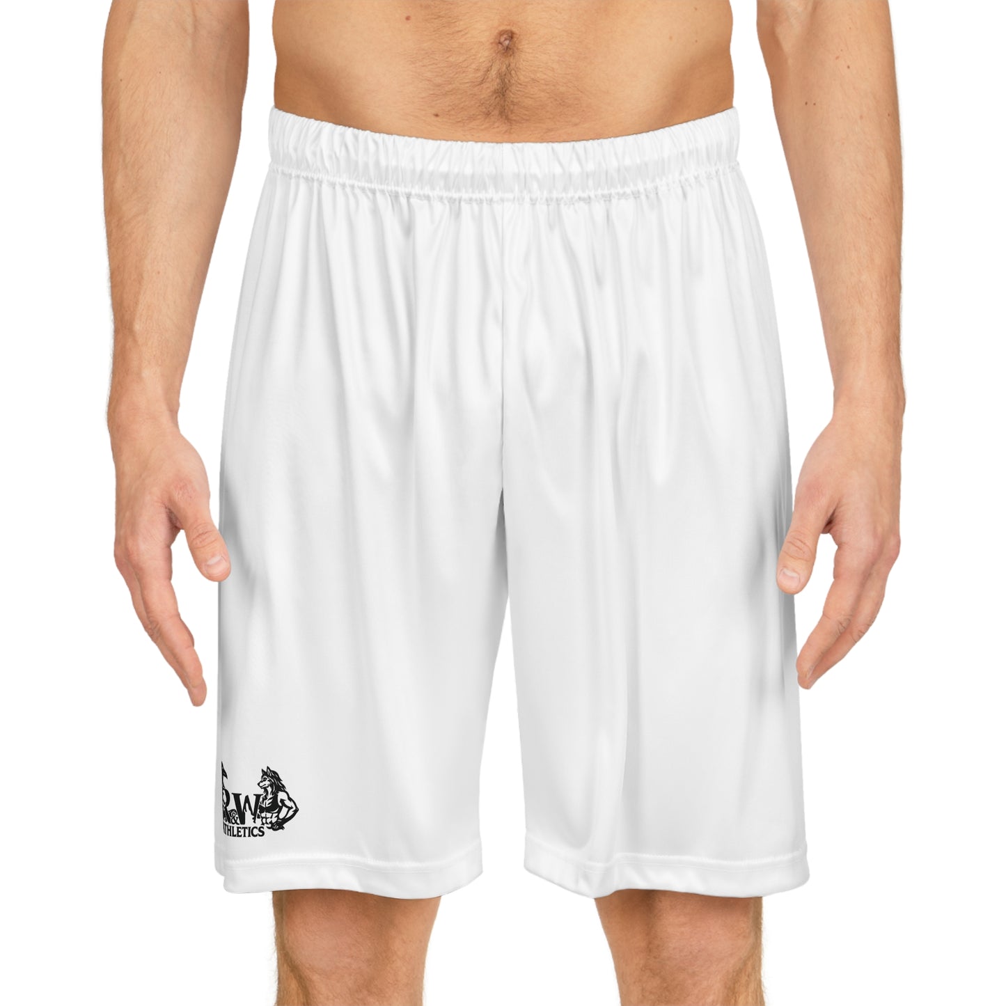 R&W Athletics Teamwork Logo Basketball Shorts—Panda
