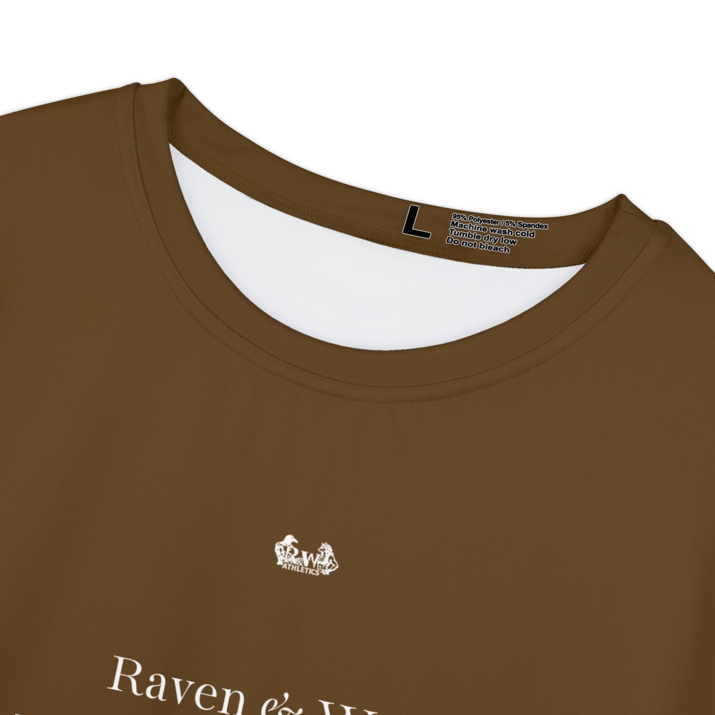 Women's Raven & Wolf "Origin Story" Vintage Comic Graphic Tee — Maduro Marrón