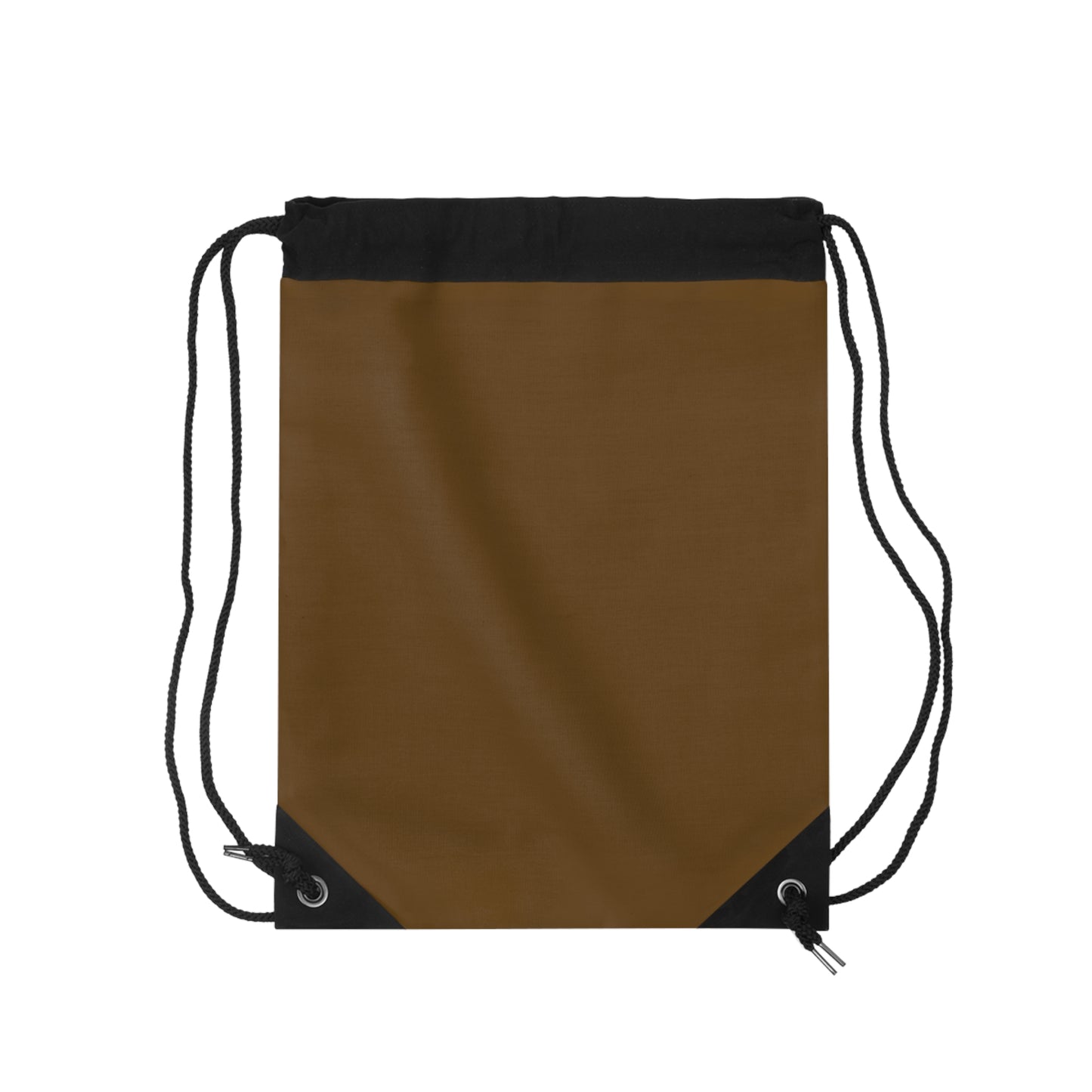 Monogram Drawstring Bag — Maduro Marrón Minimalist  Gym Sack