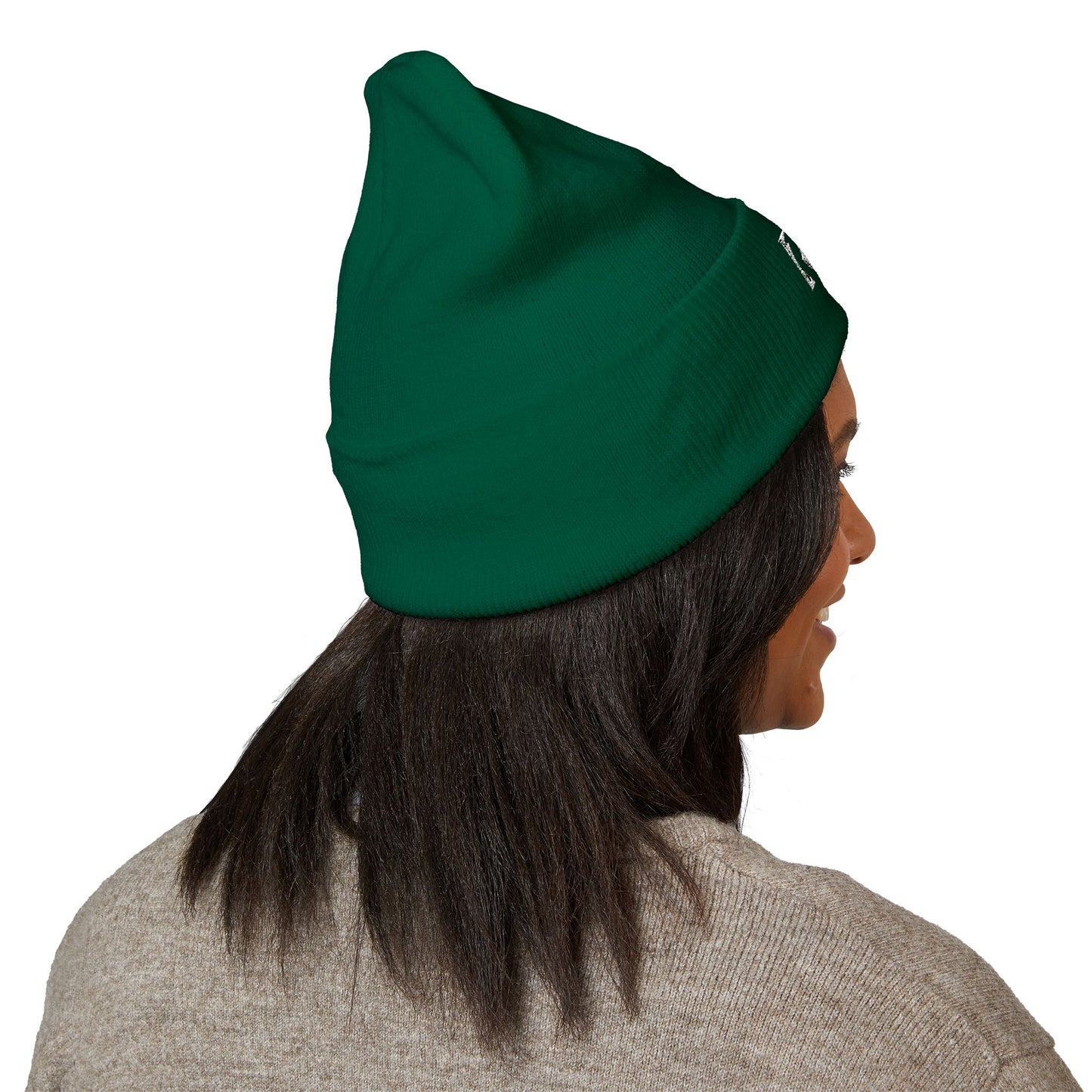R&W Athletics Embroidered Logo Cuffed Beanie — Classic Knit Winter Hat