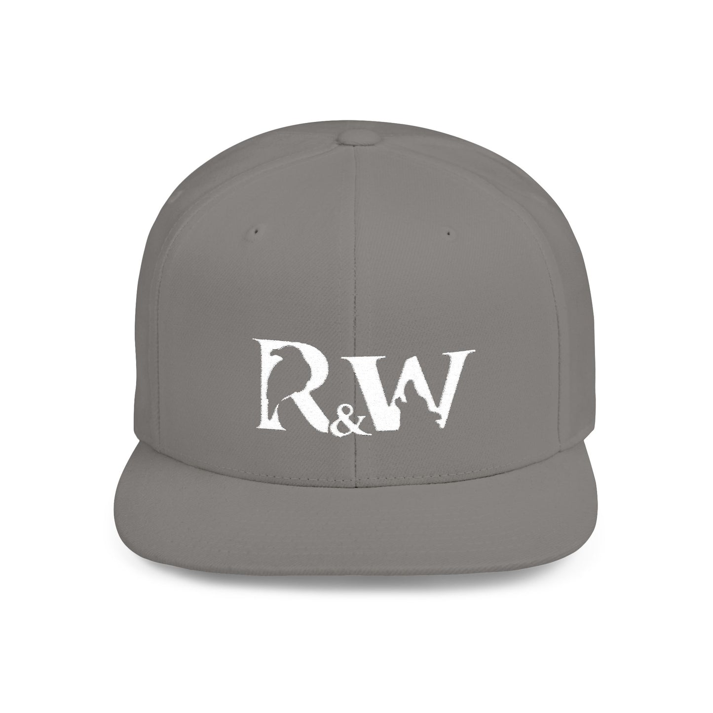 R&W Athletics Distressed Logo Snapback Hat