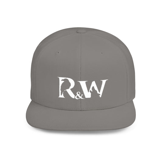 R&W Athletics Distressed Logo Snapback Hat