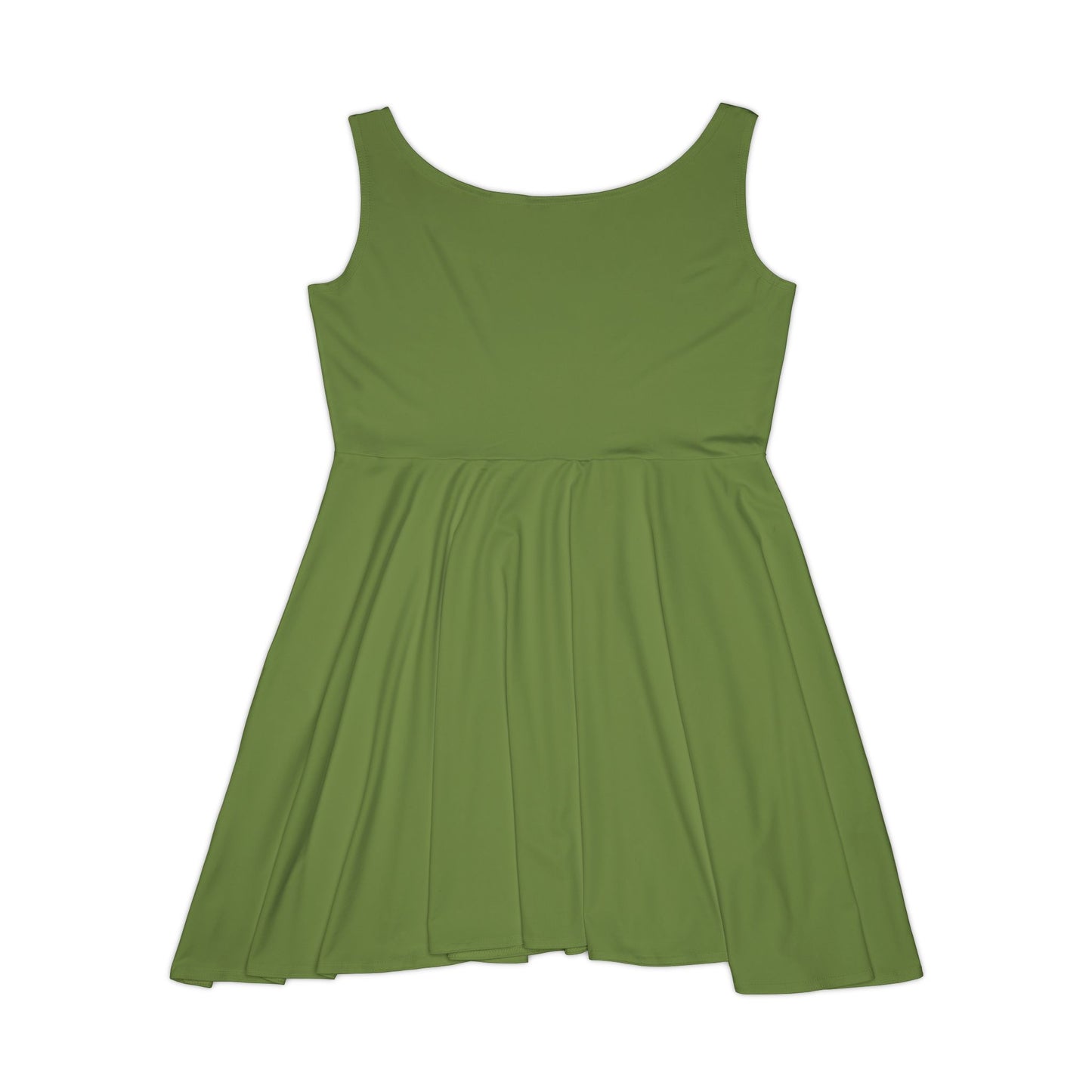 Tomillo Tranquilo Women's Skater Dress — Classic Scoop Neck A-Line Summer Dress