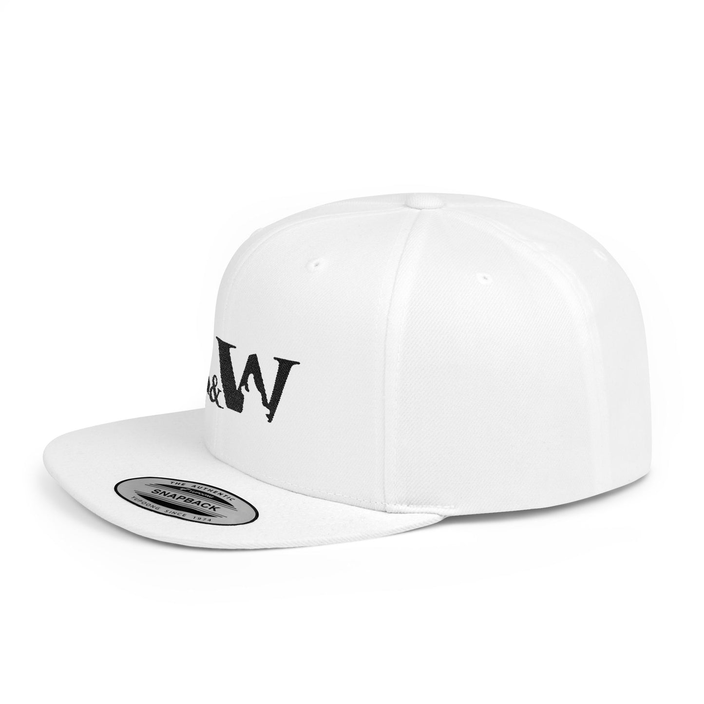 R&W Athletics Distressed Logo Snapback Hat