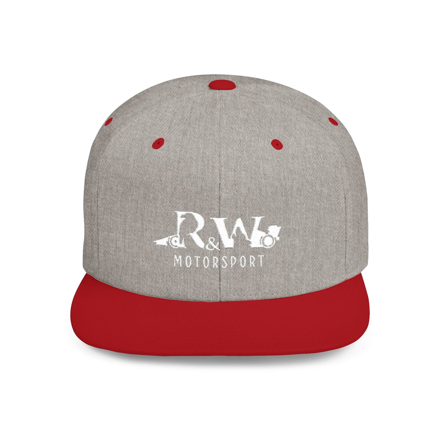 R&W Motorsport Distressed Logo Snapback Hat