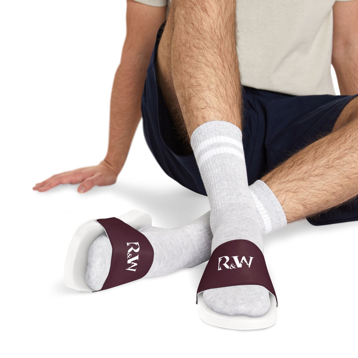 R&W Men's Slide Sandals — Vino Viejo Casual Pool & Beach Slides