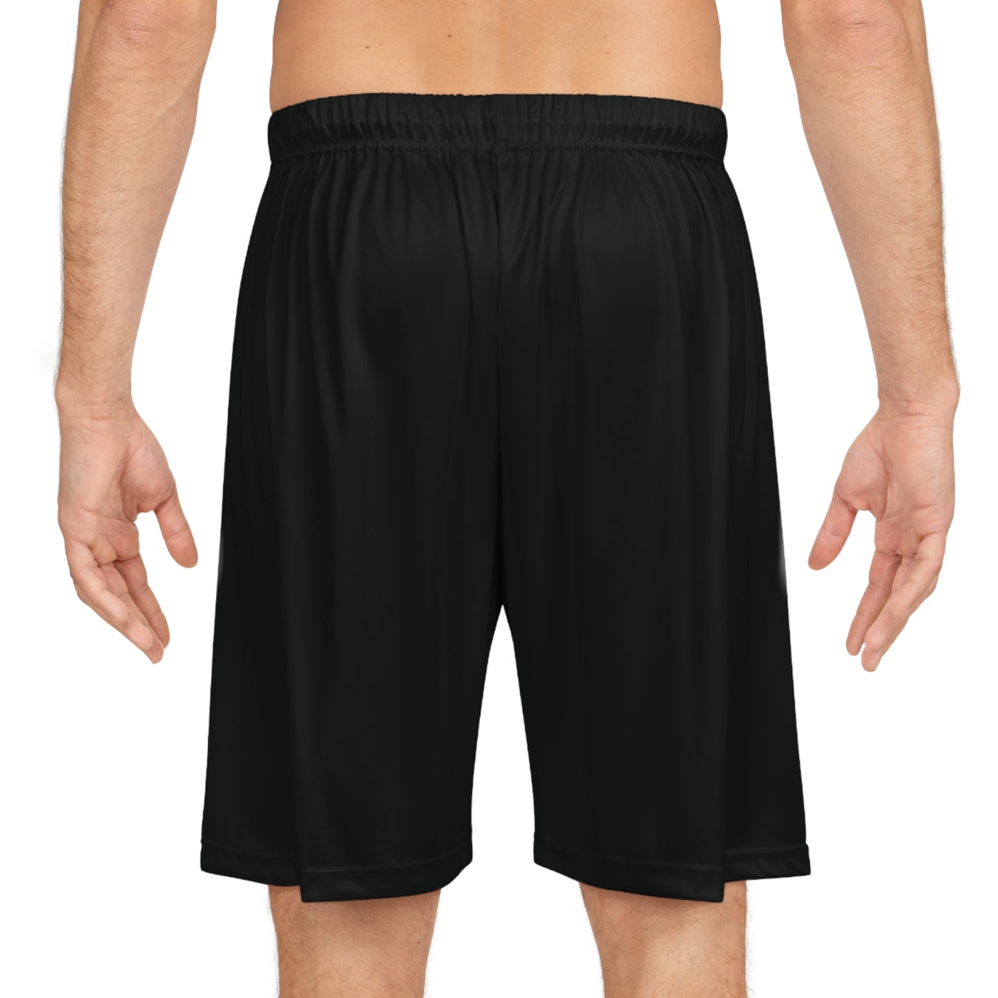 R&W Athletics Teamwork Logo Basketball Shorts—Tarmac Black