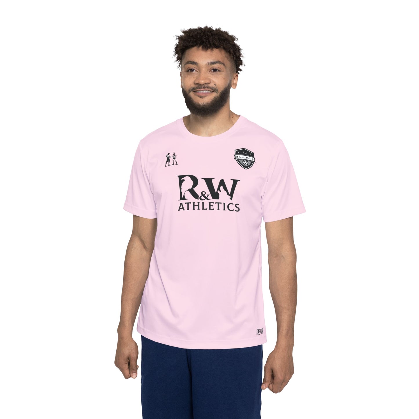 R&W Athletics "Kick Off" Football Shirt/Soccer Jersey - Performance Pink