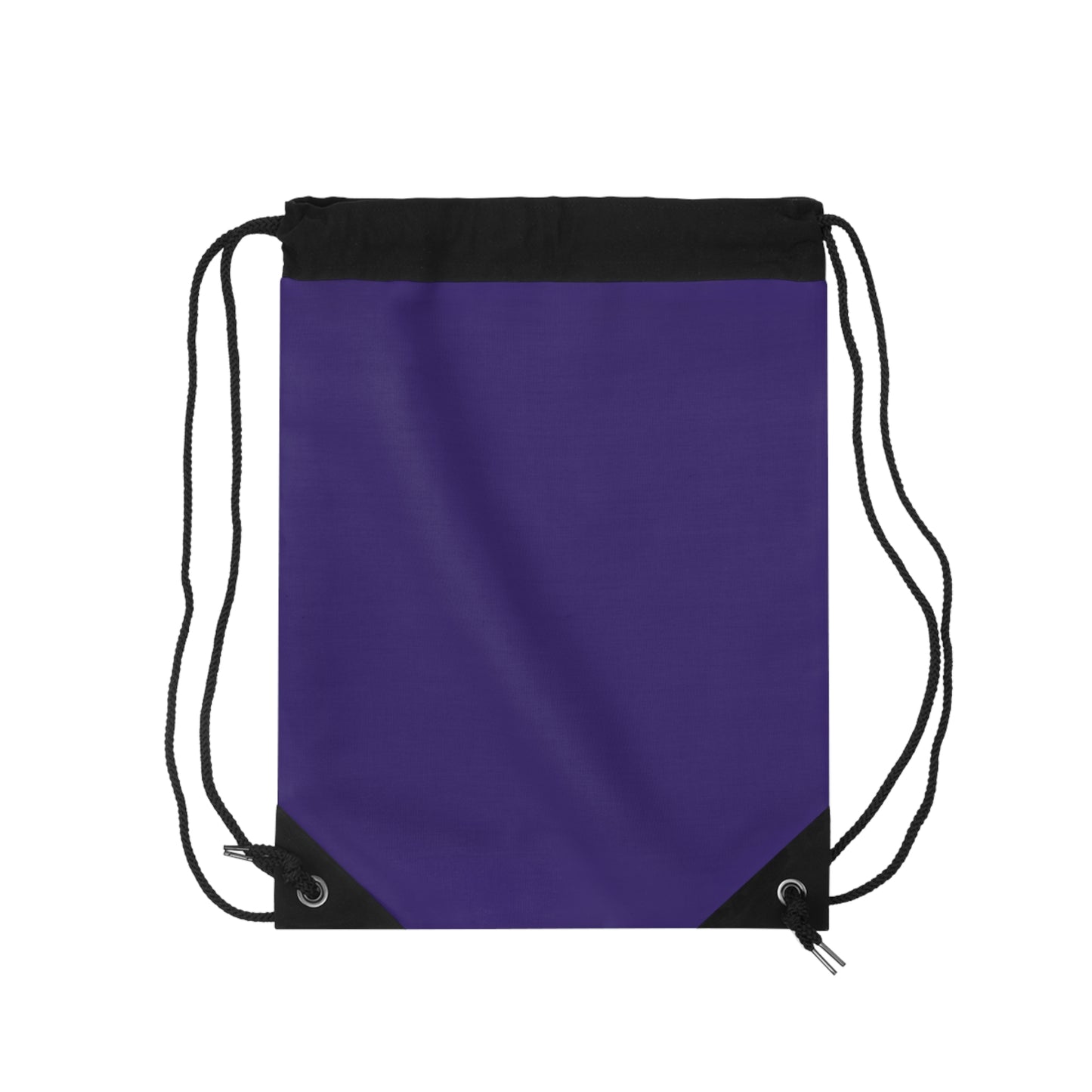 Monogram Drawstring Bag — Minimalist Raven Gym Sack