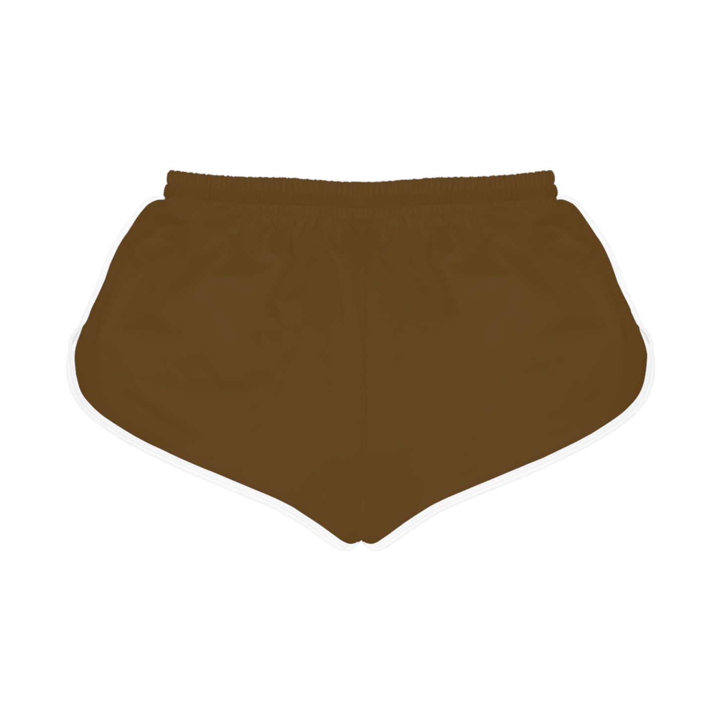 R&W Women's Minimalist Logo Relaxed Shorts — Maduro Marrón