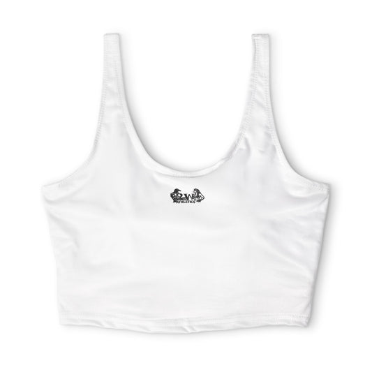 R&W Women's Monogram Sports Bra Athletic Top — Panda