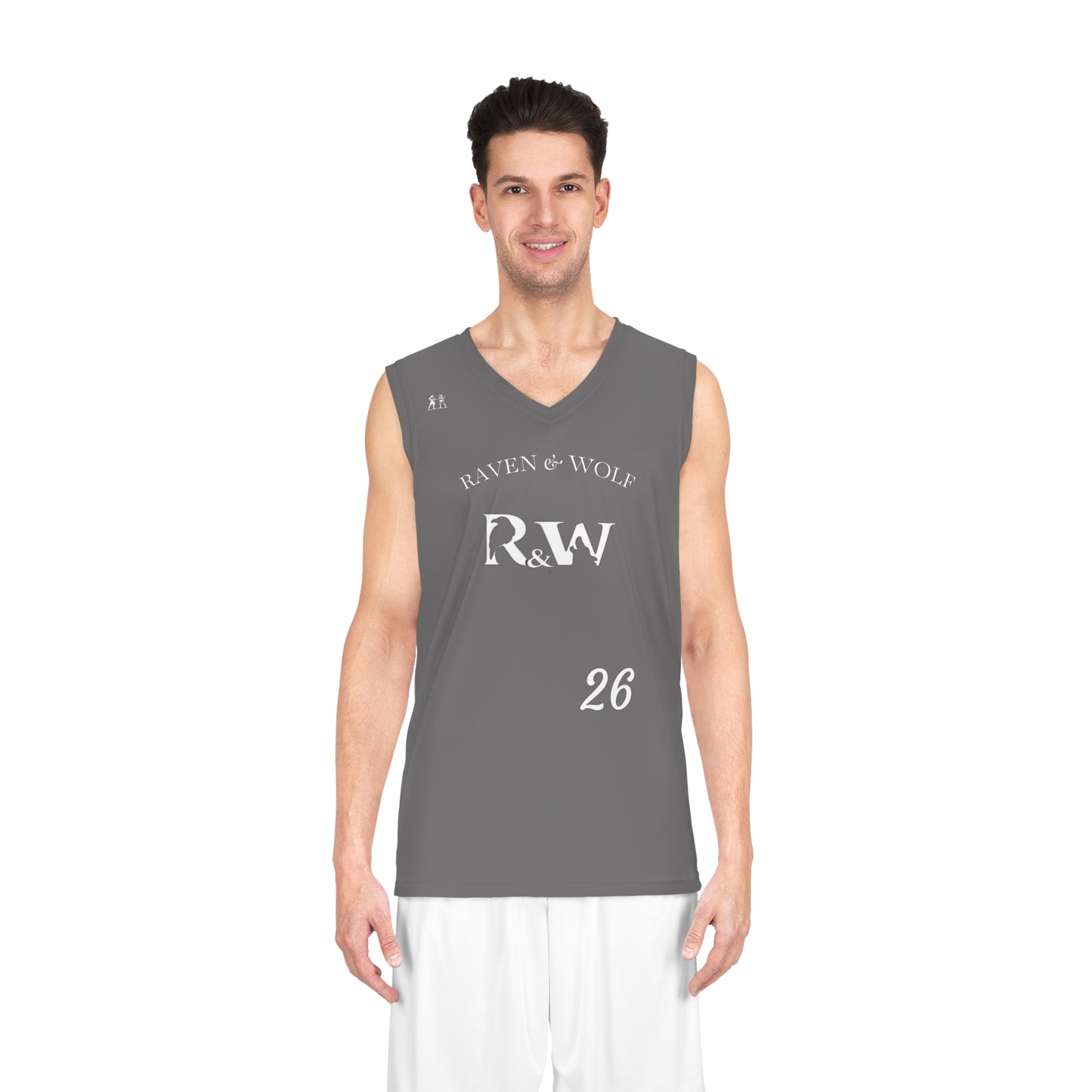 R&W Athletics "Tip Off" Basketball Jersey – Asphalt Grey