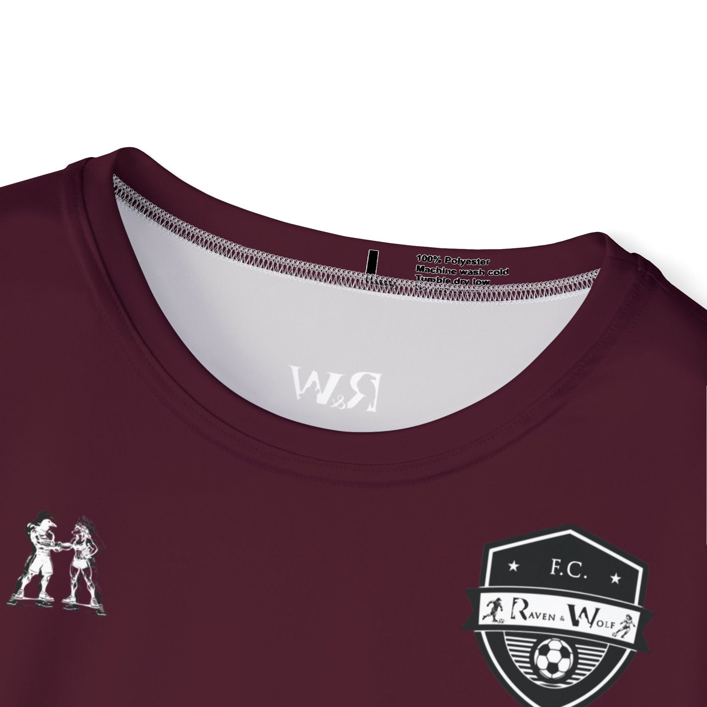 R&W Athletics "Kick Off" Football Shirt/Soccer Jersey - Vino Viejo