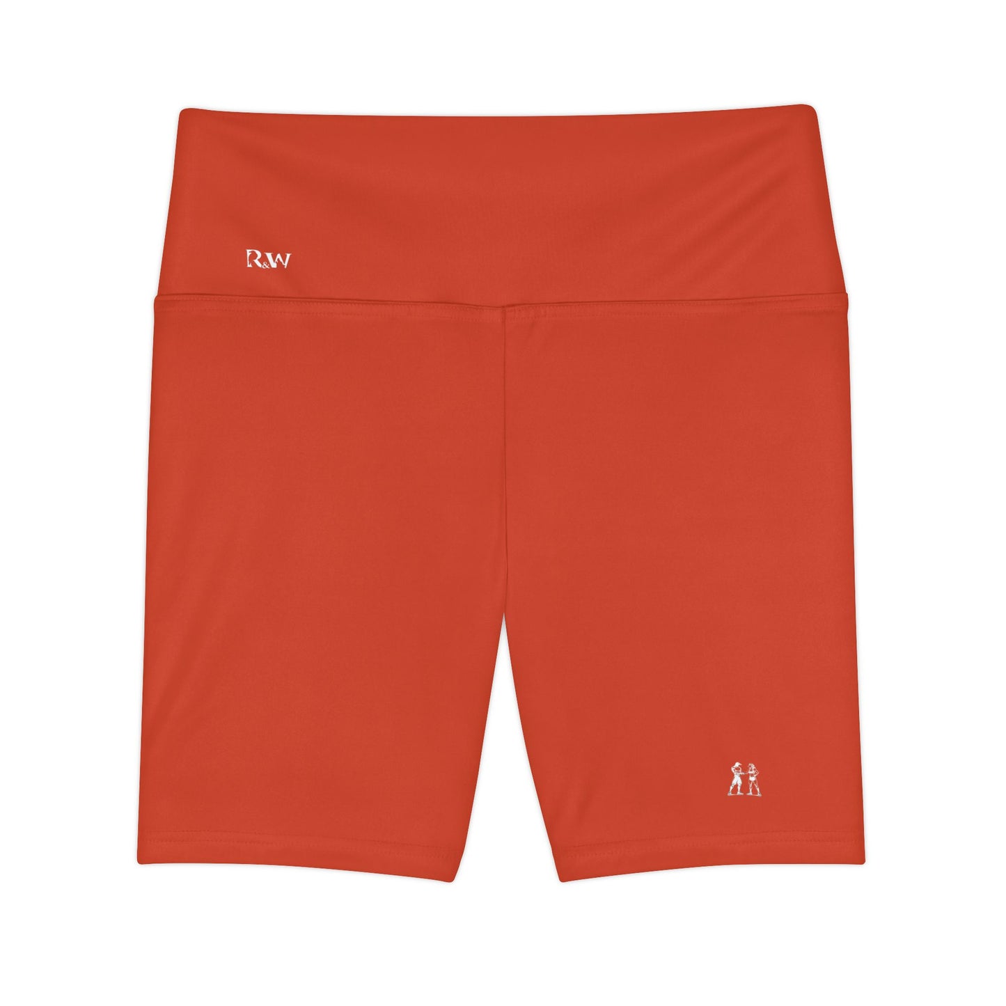 Women's Rojo Rugiente II High-Waist Workout Shorts — Minimal Fitness Biker Shorts