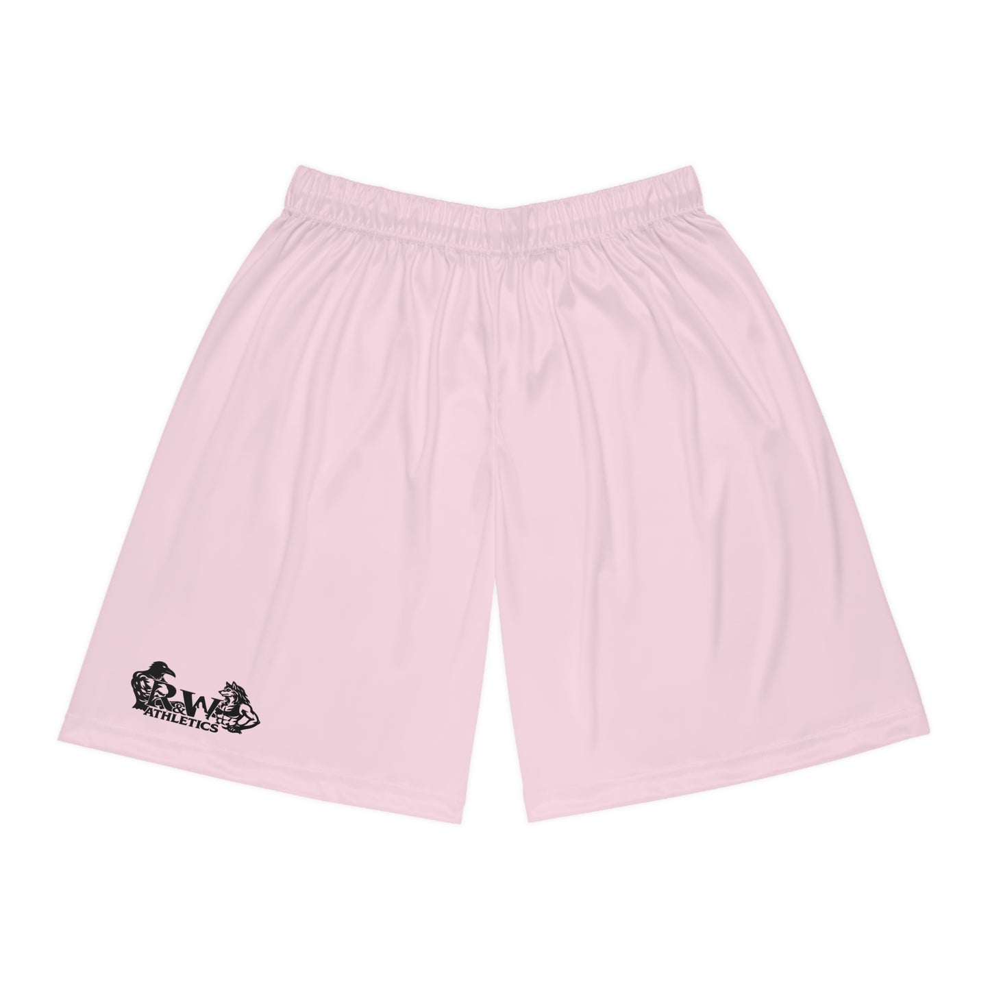 R&W Athletics Teamwork Logo Basketball Shorts—Performance Pink