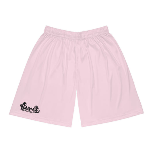 R&W Athletics Teamwork Logo Basketball Shorts—Performance Pink