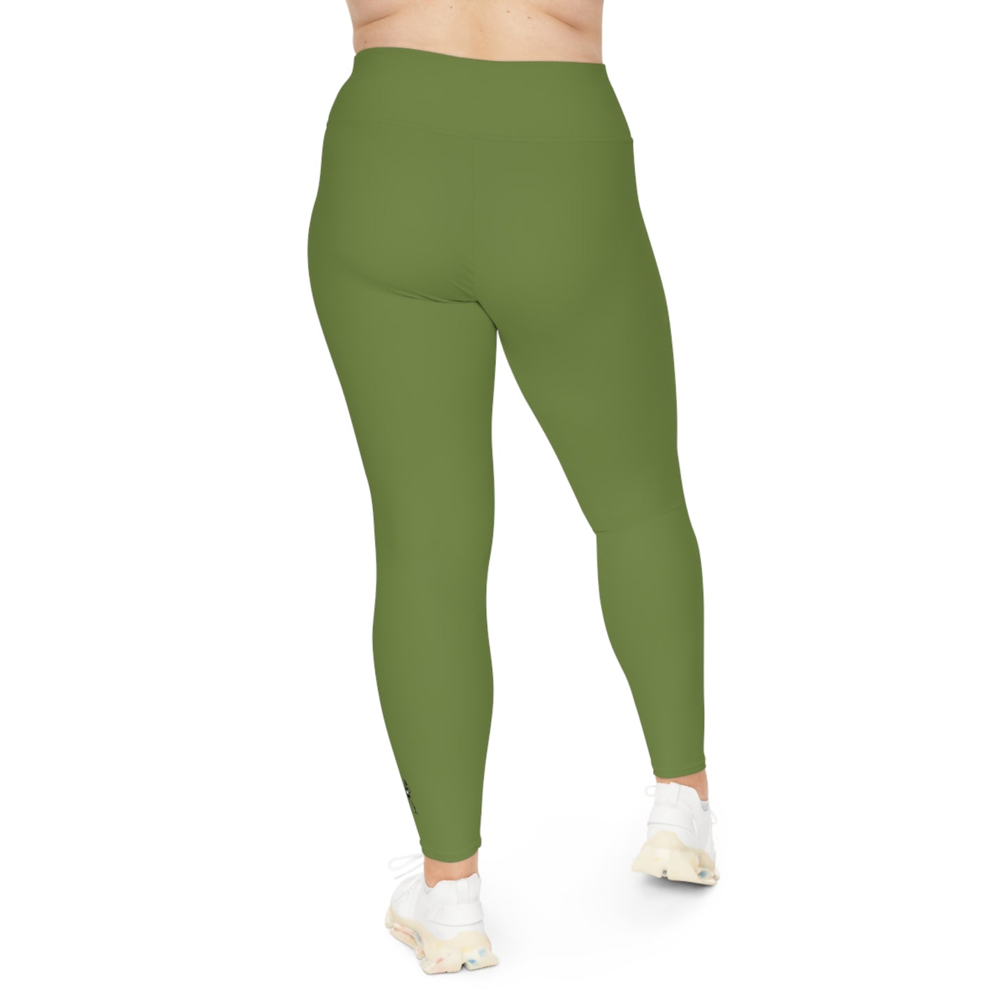 R&W Women's Plus Size Leggings — Minimalist Logo Tomillo Tranquilo