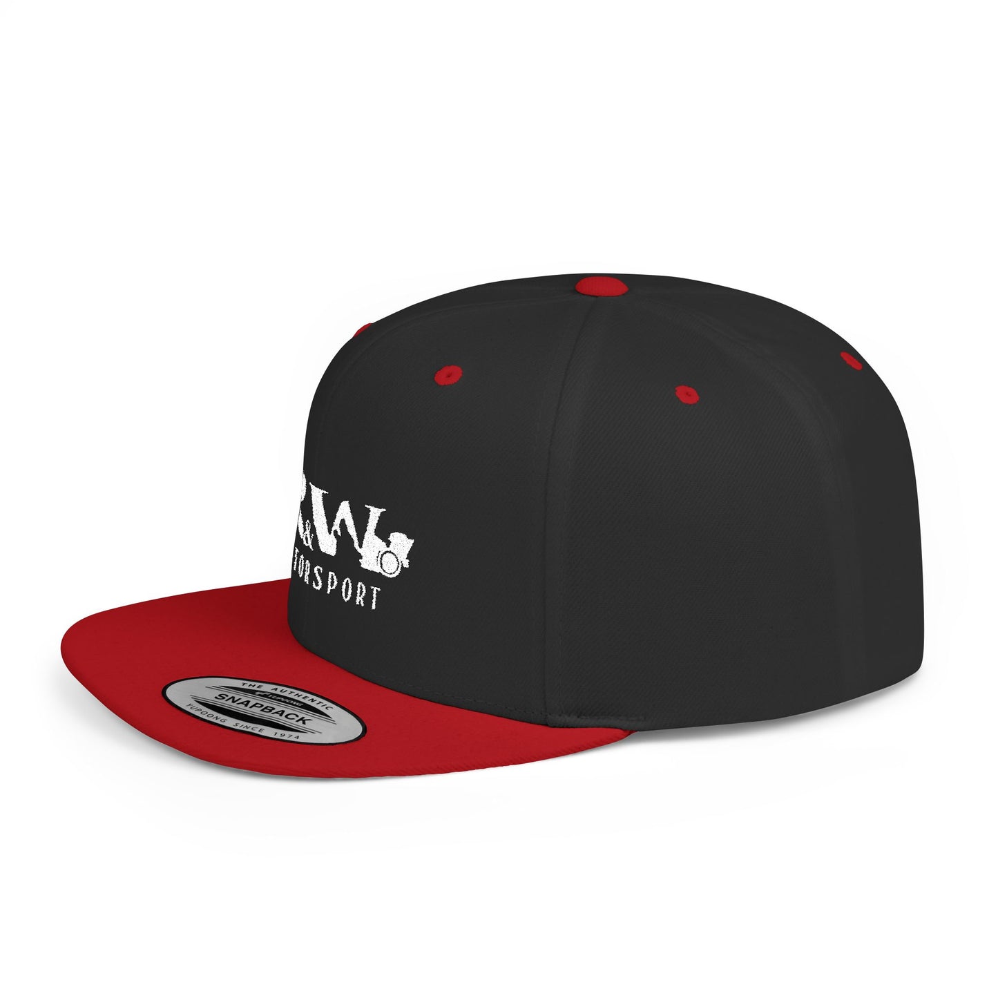 R&W Motorsport Distressed Logo Snapback Hat