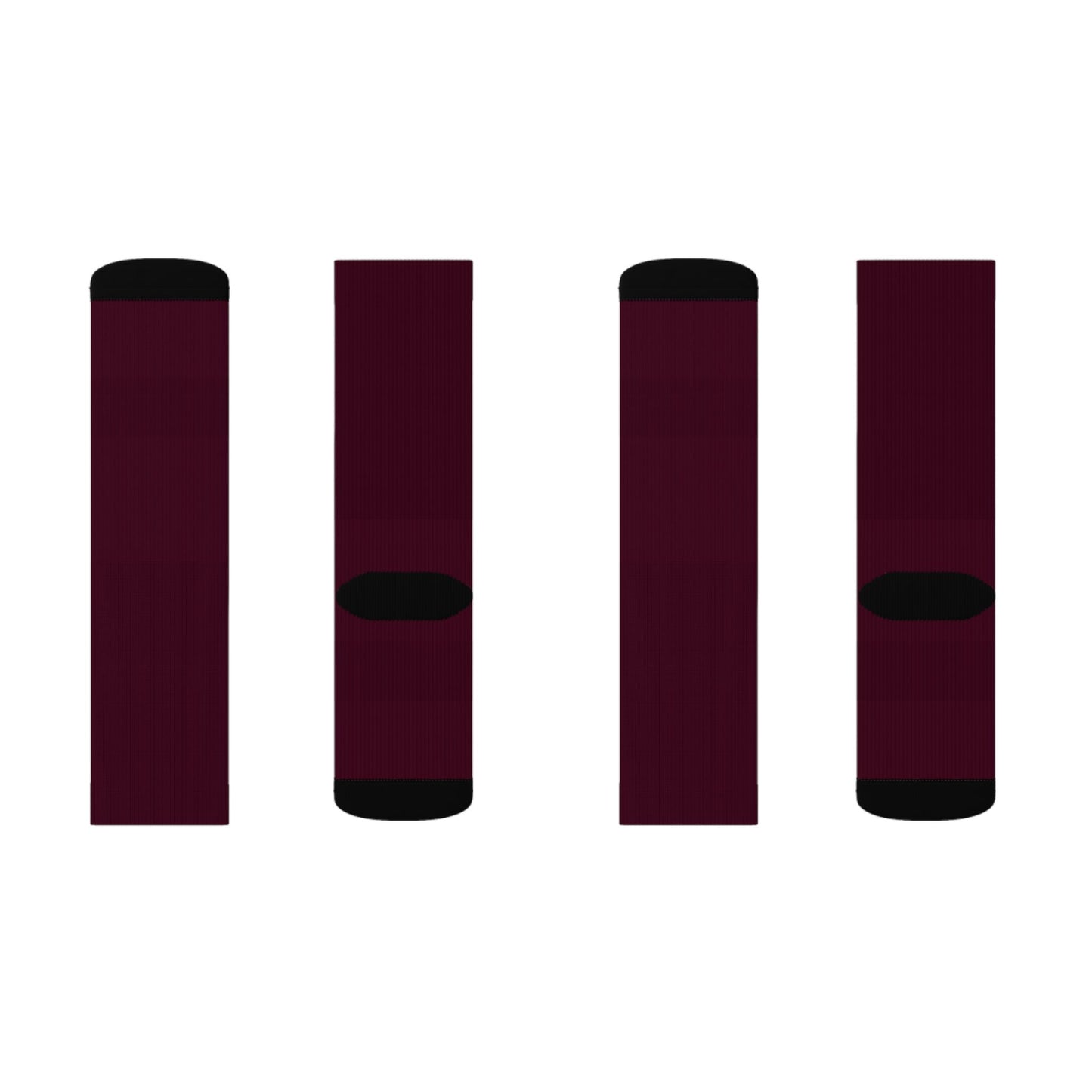 R&W Athletics Small Logo Socks - Vino Viejo