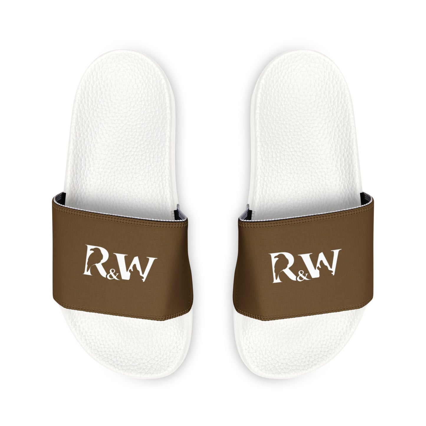 R&W Men's Slide Sandals — Maduro Marrón Casual Pool & Beach Slides