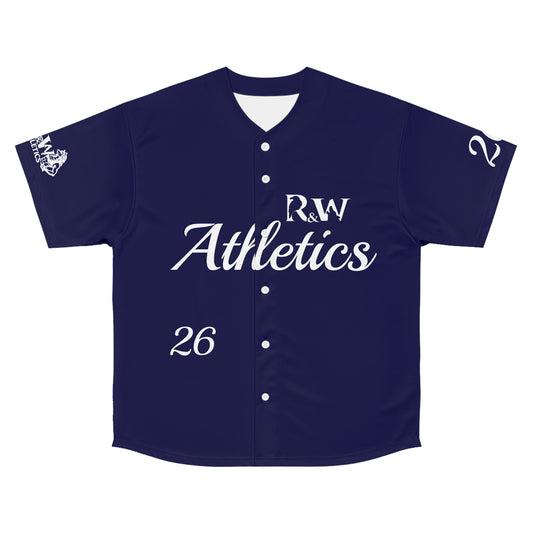 R&W Athletics Men's "Opening Day" Baseball Jersey — Noble Navy