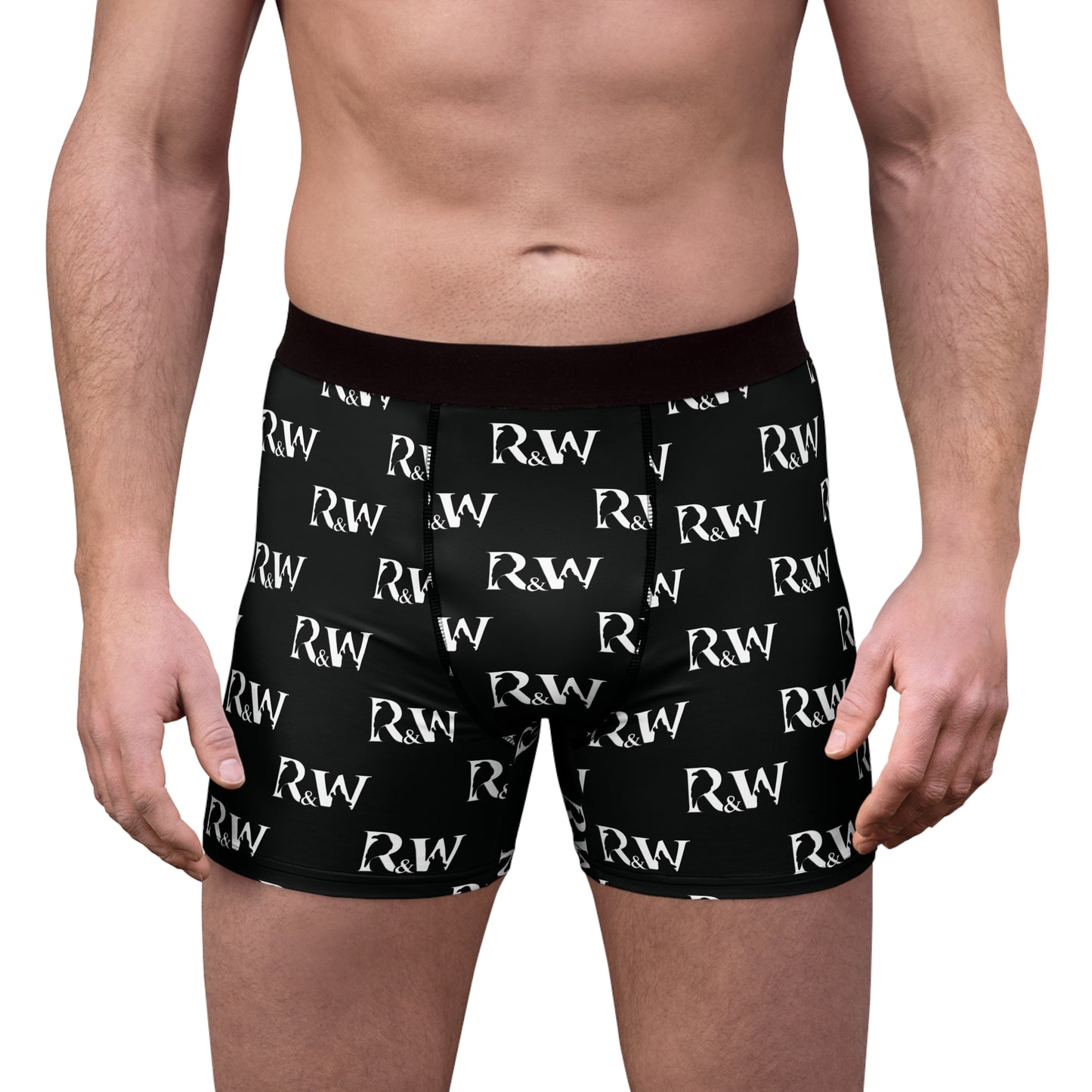 Men's Pattern Boxer Briefs — Tarmac Black Men’s Underwear