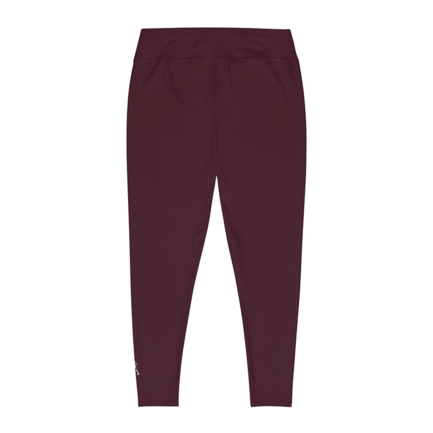 R&W Women's Plus Size Leggings — Minimalist Logo Vino Viejo