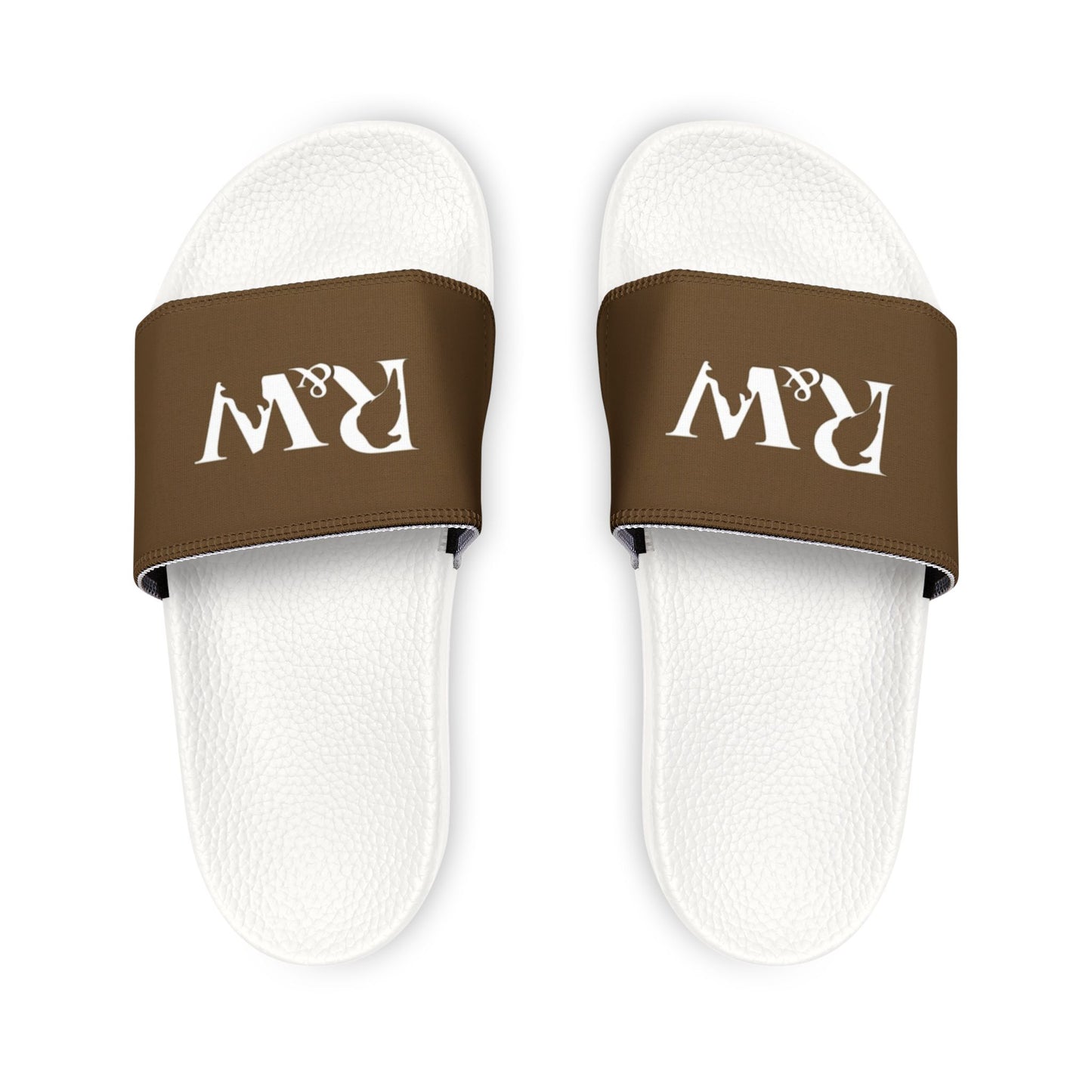 R&W Women's Slide Sandals — Maduro Marrón Casual Pool & Beach Slides