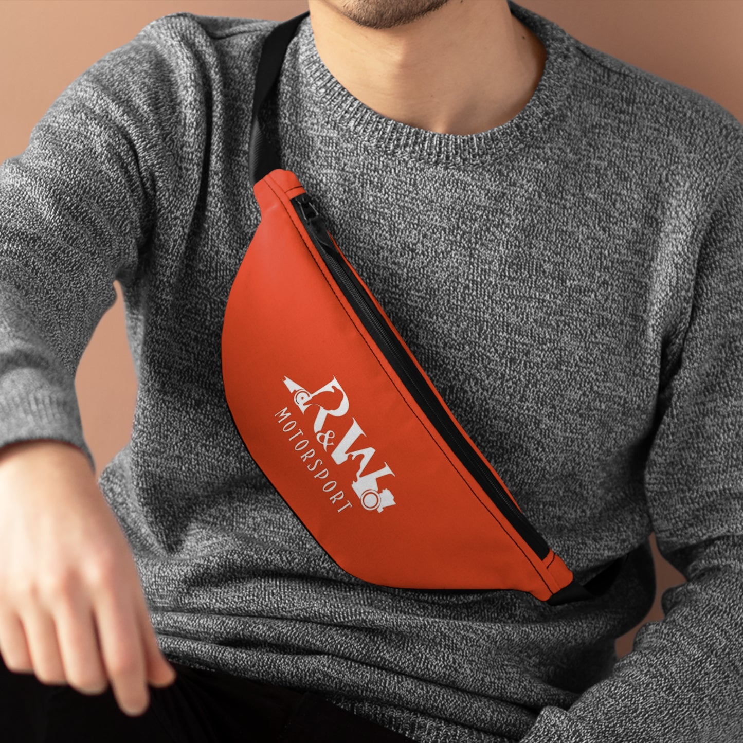 Motorsport Fanny Pack — "Rojo Rugiente II"